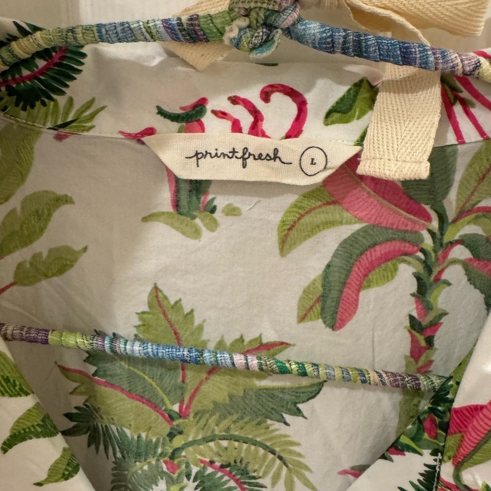 Printfresh Royal Palm Sleep Shirt - Size L